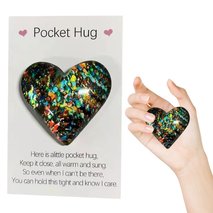 Pocket Hug Multi Coloured Heart