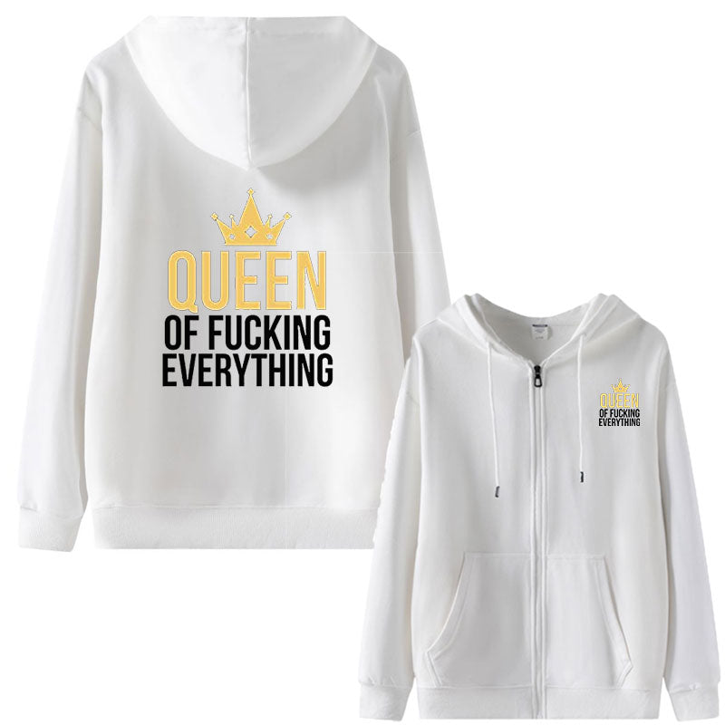 Queen of F*cking Everything Zipper Hoodie
