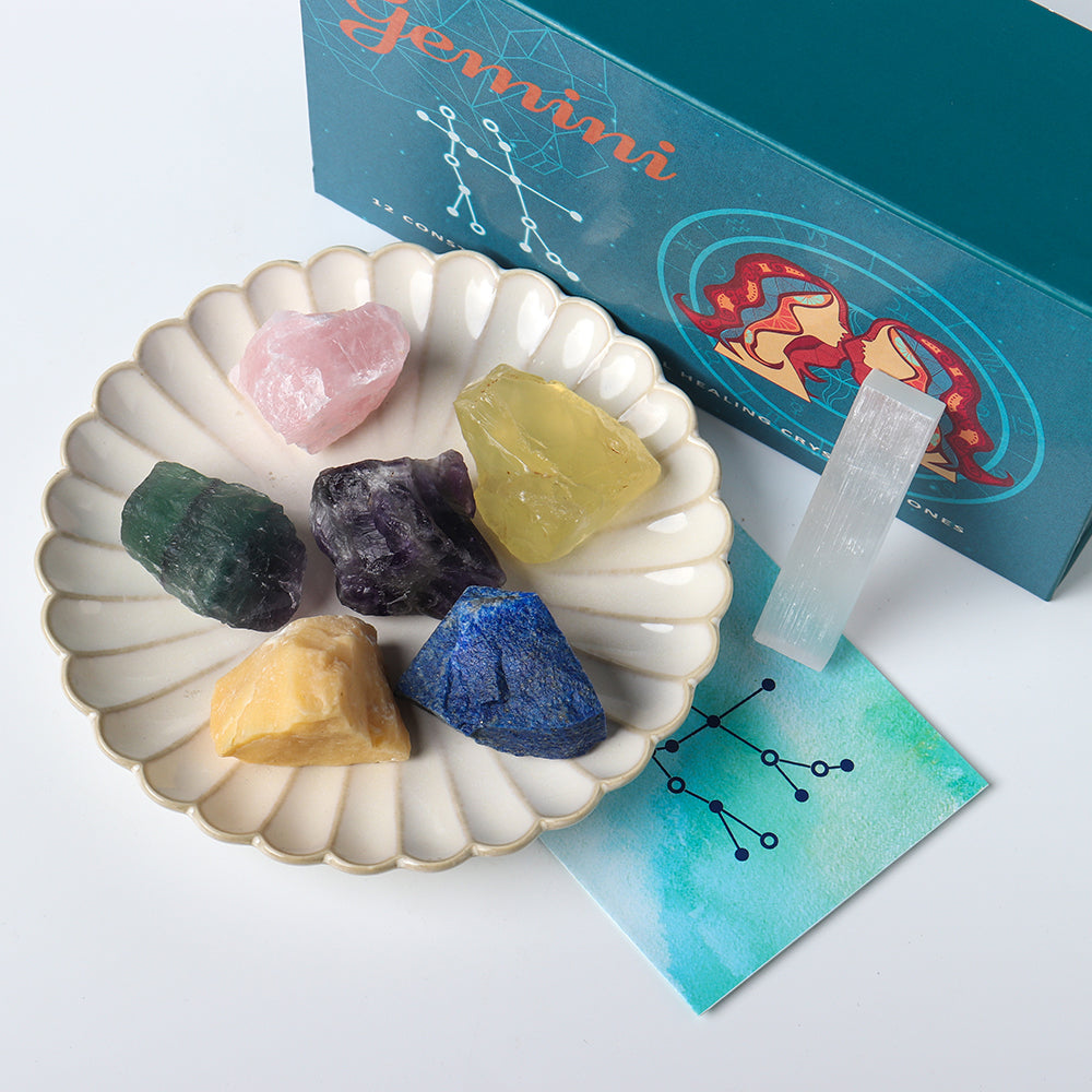 Zodiac Natural Crystal Box Set- Gemini