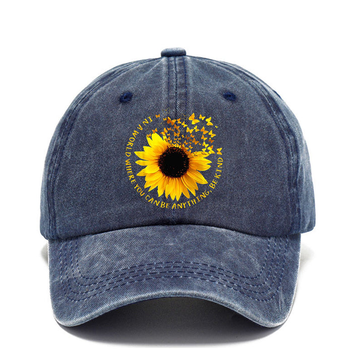 Washed Cotton Cap-Sunflower