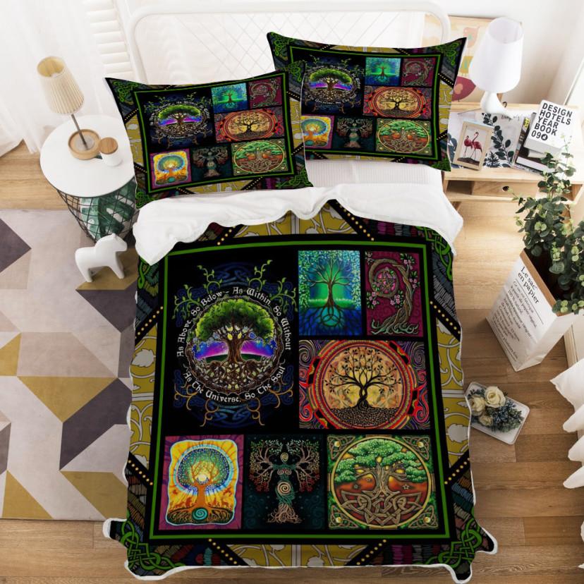 The Enchanted Forest Cashmere Blanket Set