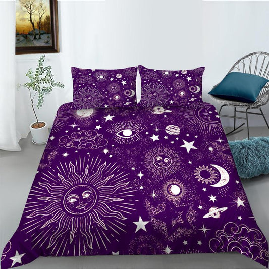 Galaxy Moon Doona Cover Set