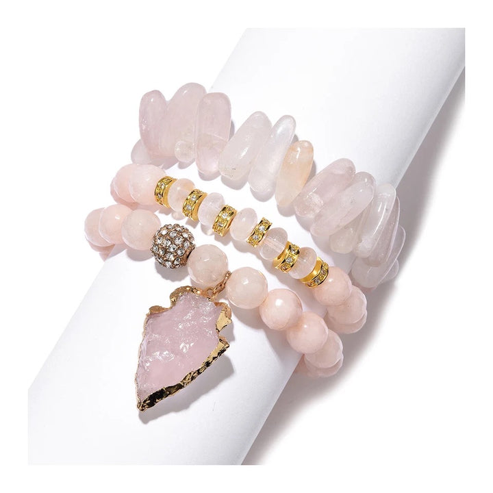 Pure Love Boho Crystal Stack Bracelet