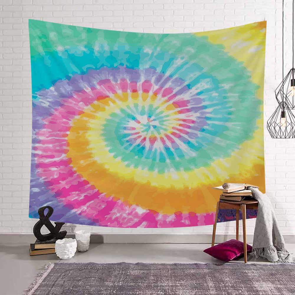 Rainbow Swirl Tapestry