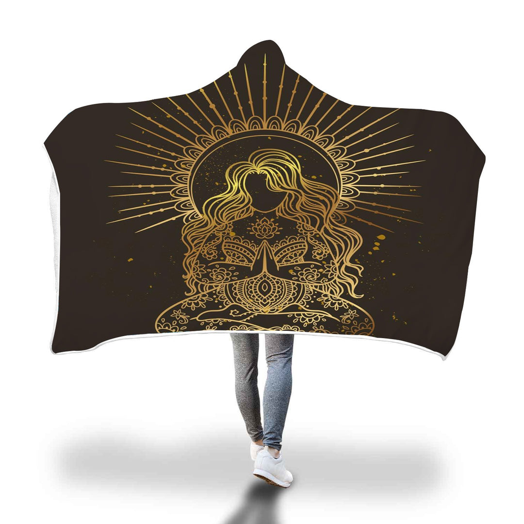 Radiant Goddess Hooded Blanket