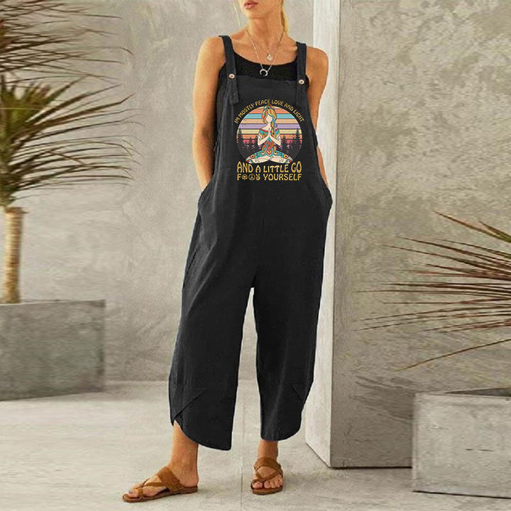 Mostly Peace Love & Light Romper Jumpsuit