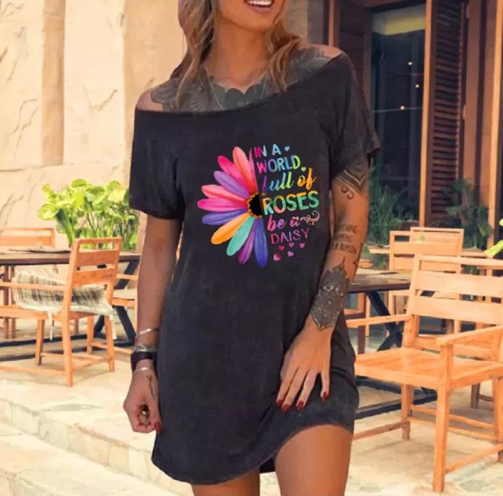 Be a Daisy T-shirt Dress