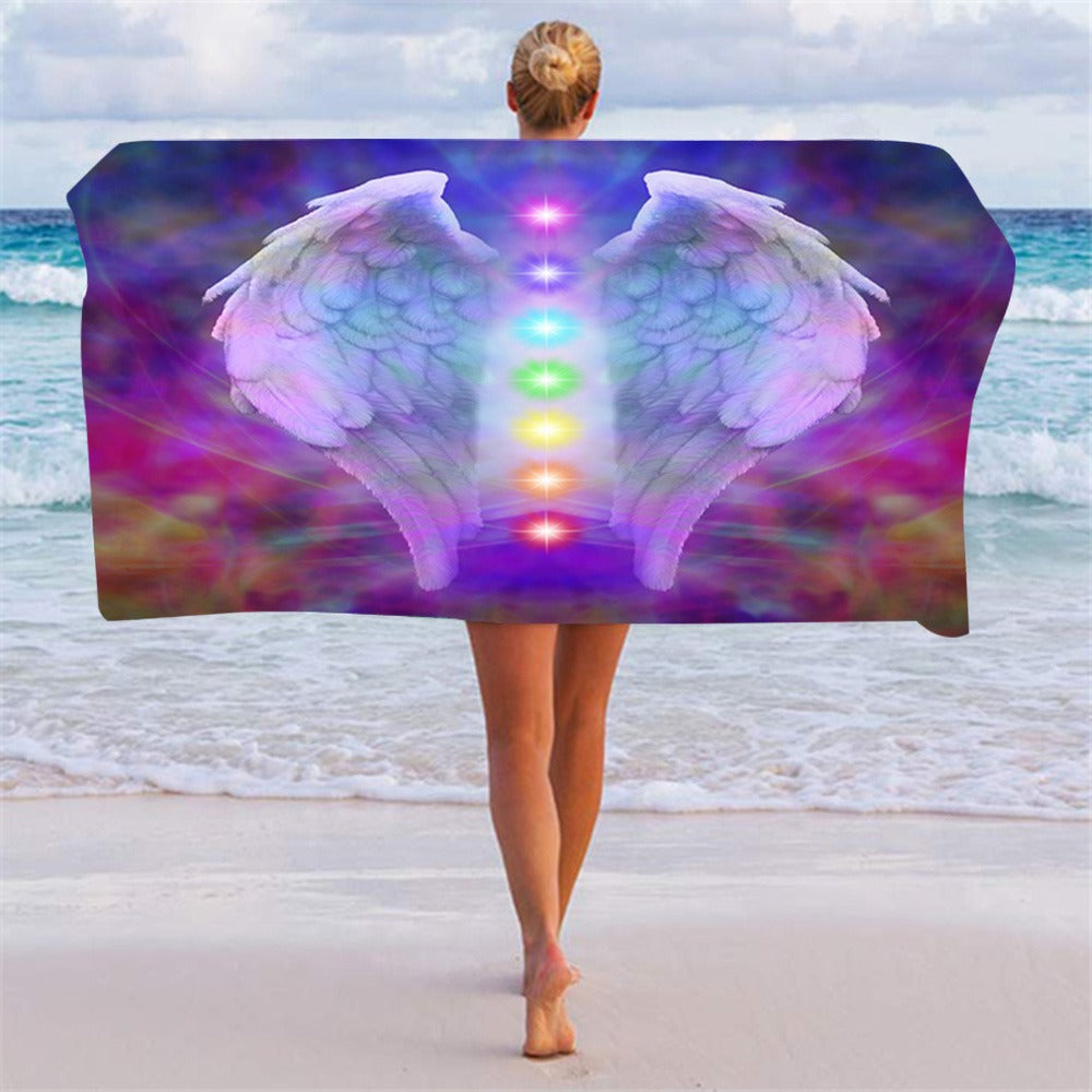 Chakra Angel Wings Multi Purpose Towel