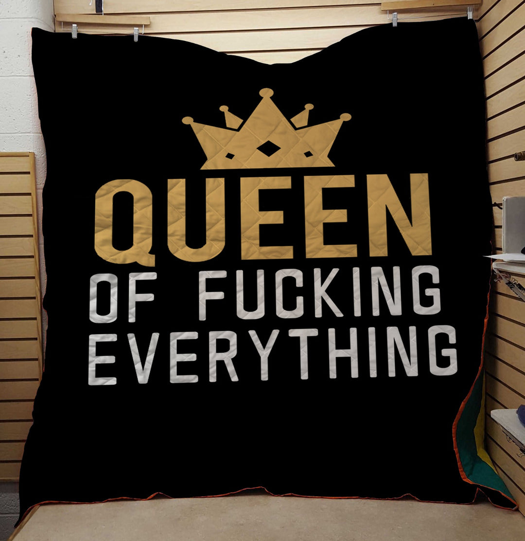 Queen of F*cking Everything Quilt