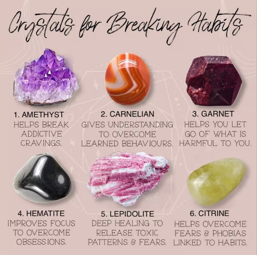Healing Crystal Gift Set- Breaking Habits