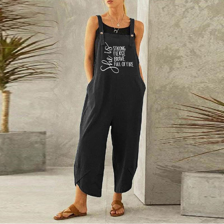 She is Strong Romper Jumpsuit