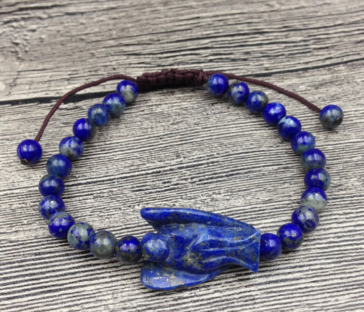Guardian Angel Lapis Lazuli Bracelet