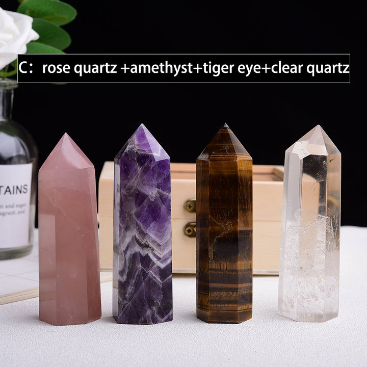 Healing Crystal Wands Set