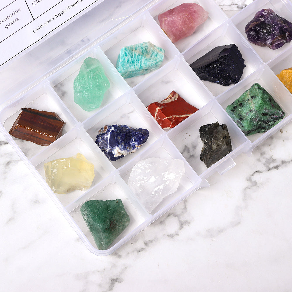 Raw  Crystal Specimens Box
