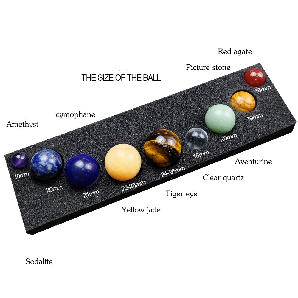 Solar System Crystal Ball Set