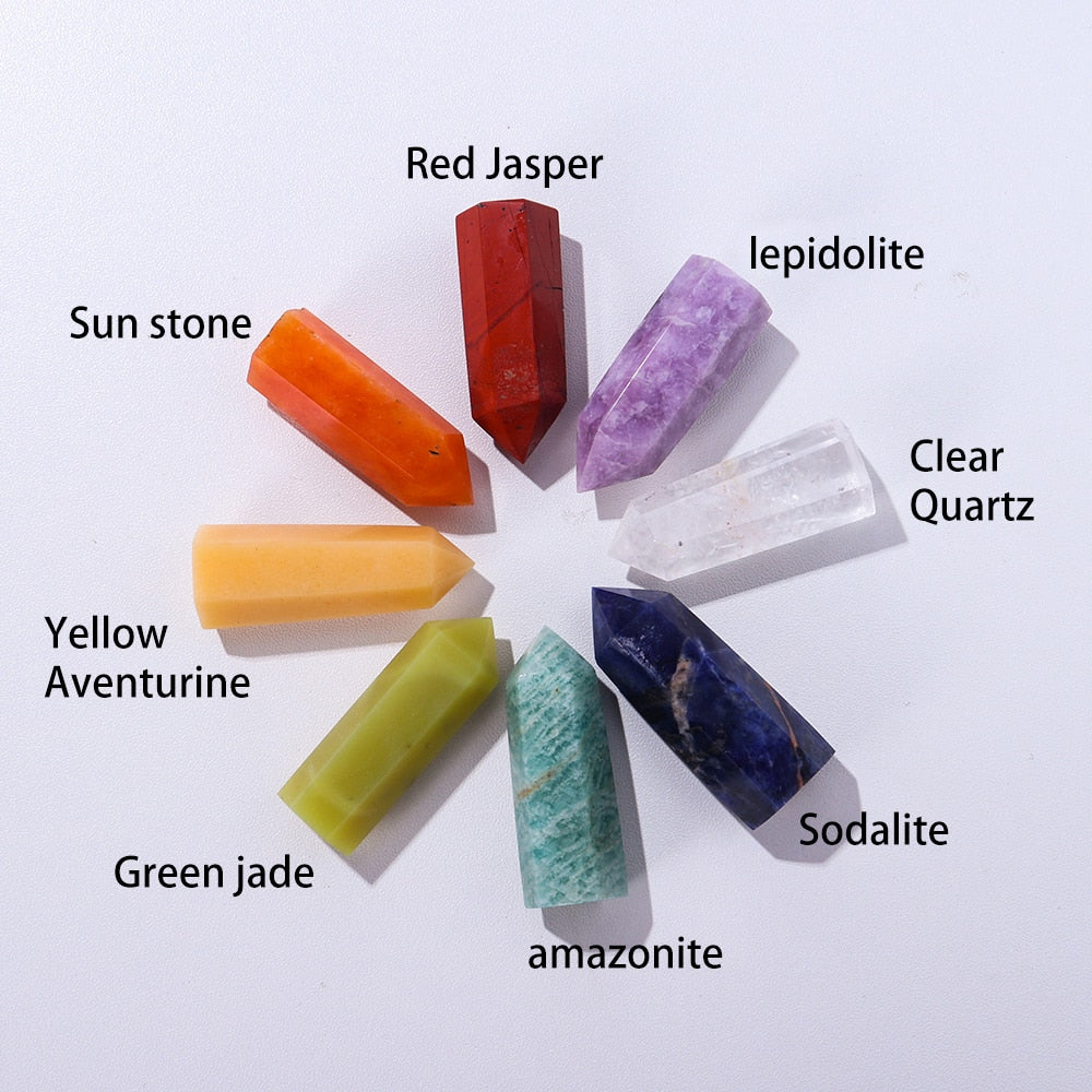 Soul Star Chakra Crystal Point Gift Set