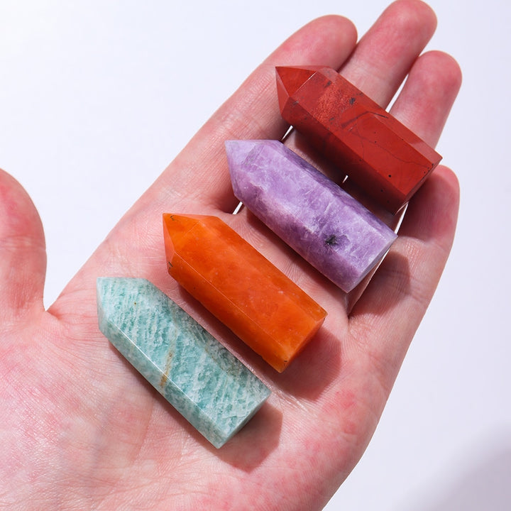 Soul Star Chakra Crystal Point Gift Set