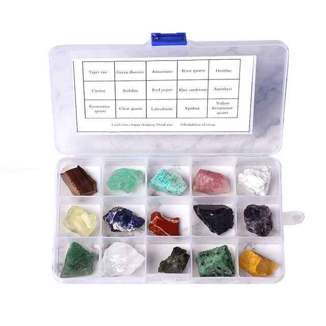 Raw  Crystal Specimens Box