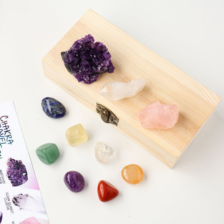 Chakra Crystal Travel Collection Box