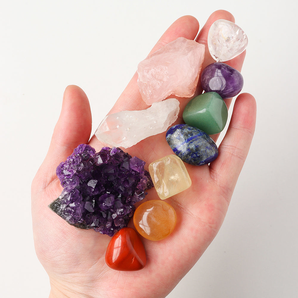 Chakra Crystal Travel Collection Box