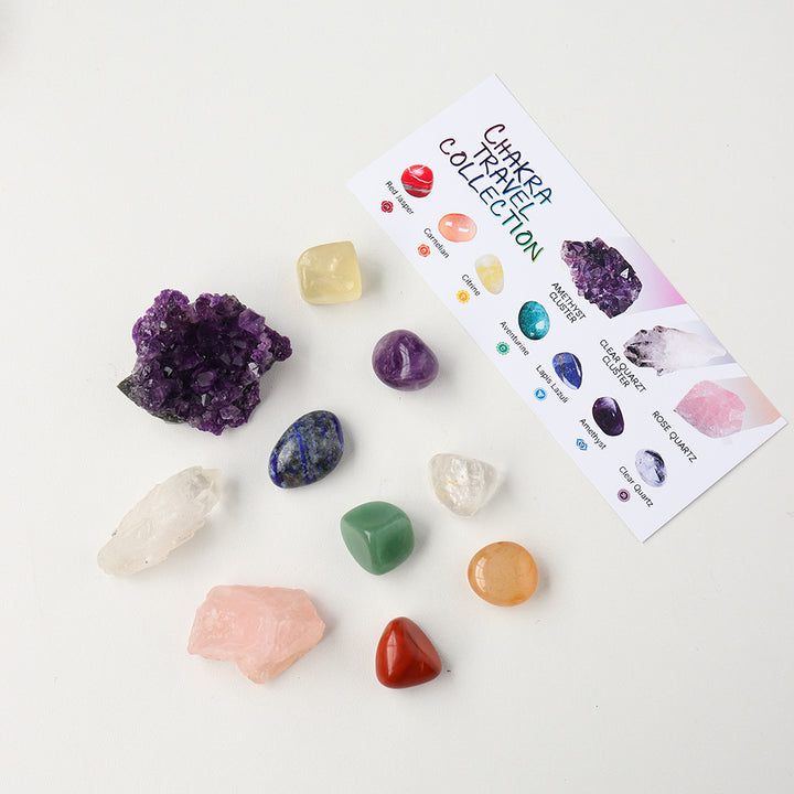 Chakra Crystal Travel Collection Box