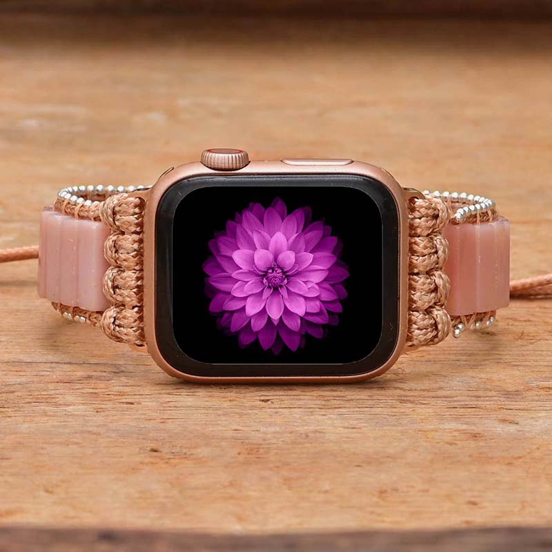 Soothing Pink Opal Apple Watch Strap