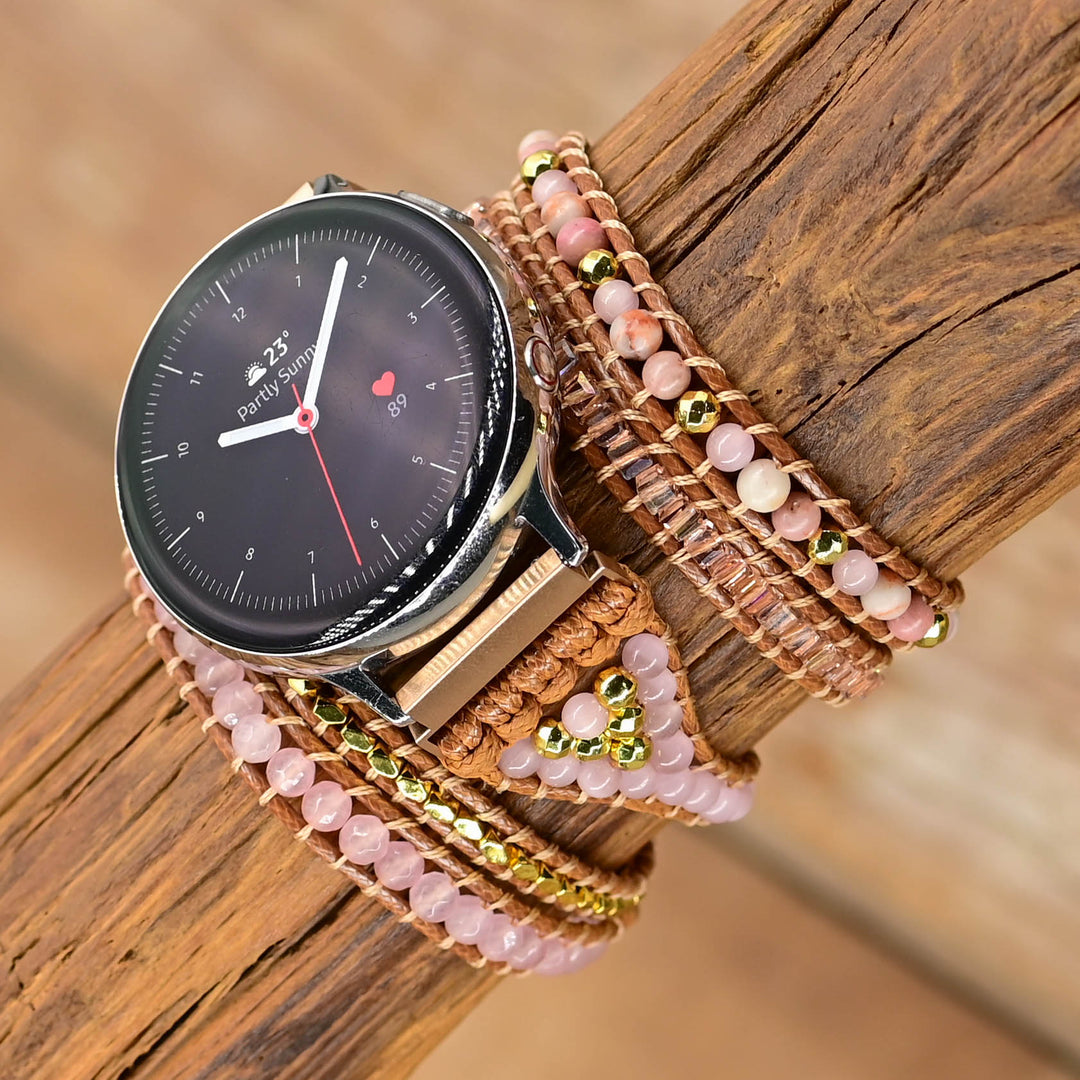 Rose Quartz Samsung Galaxy Watch Strap