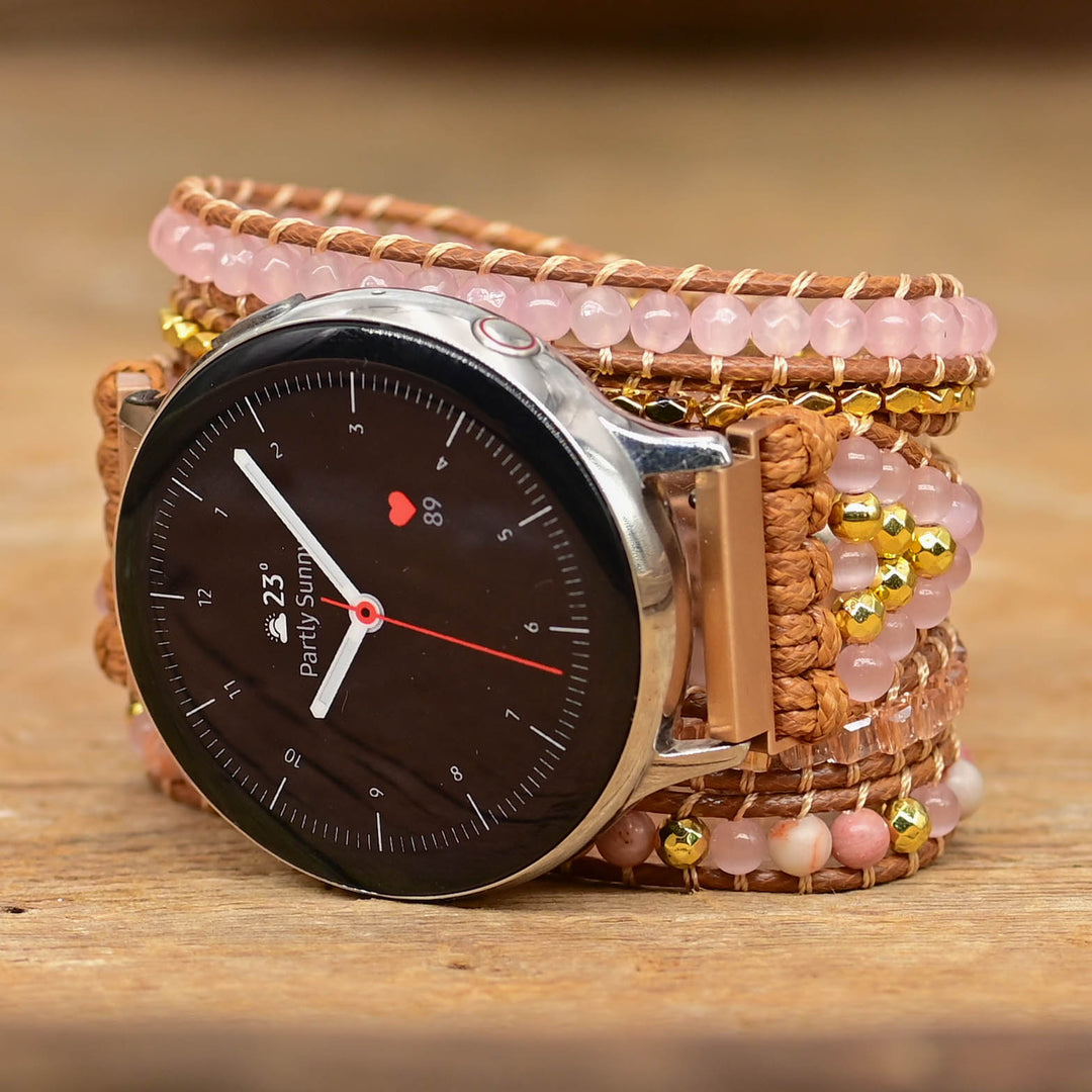 Rose Quartz Samsung Galaxy Watch Strap